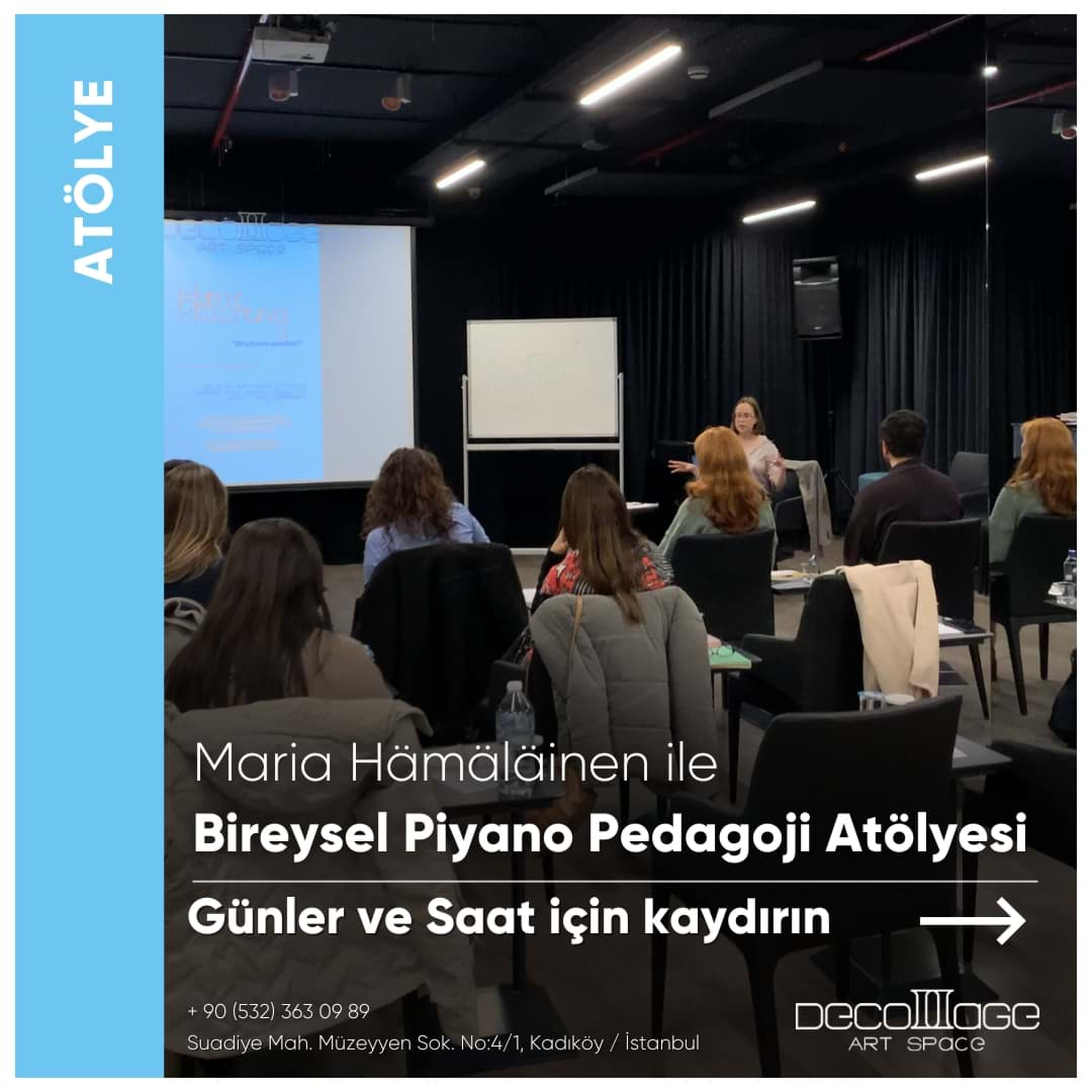 Maria Hämäläinen ile Bireysel Piyano Pedagoji Atölyesi resmi